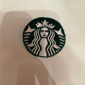 Starbucks Green and White Emblem Patch sewing patch